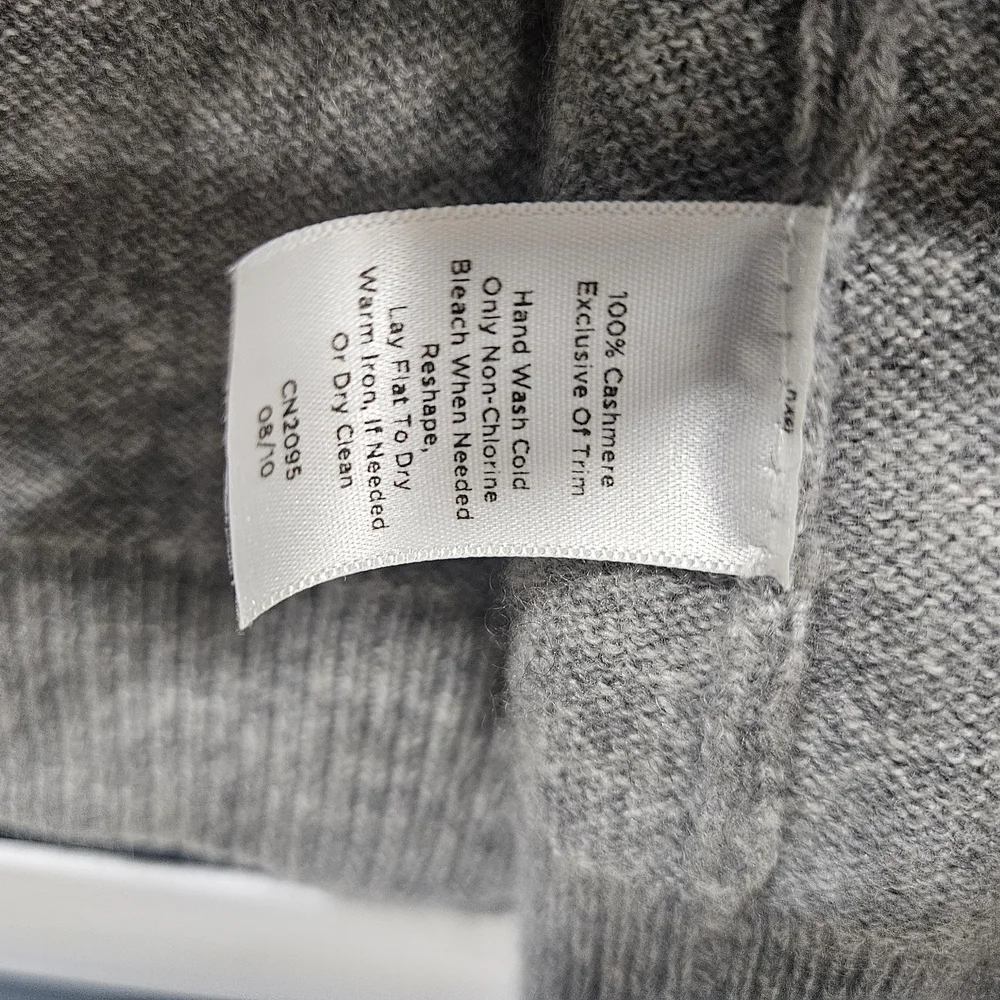 Talbots Light Gray Women's Cardigan - Picture 4 of 5